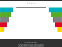 Tablet Screenshot of distilled.com